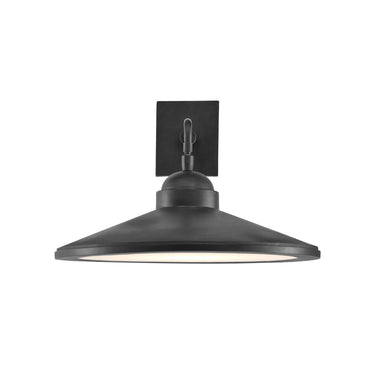 Currey & Company 5000-0197 Ditchley 1 Light Wall Sconce in Black Bronze/White 3