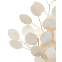 Currey & Company 5000-0198 Lunaria Wall Sconce in Contemporary Silver Leaf 2