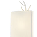 Currey & Company 5000-C2 Baneberry Wall Sconce in Gesso White 2