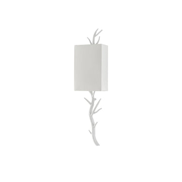 Currey & Company 5000-C2 Baneberry Wall Sconce in Gesso White 11