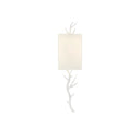 Currey & Company 5000-C2 Baneberry Wall Sconce in Gesso White 9