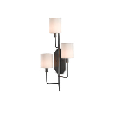 Currey & Company 5000-C5 Knowsley Wall Sconce in Oil Rubbed Bronze - Crescent Harbor
