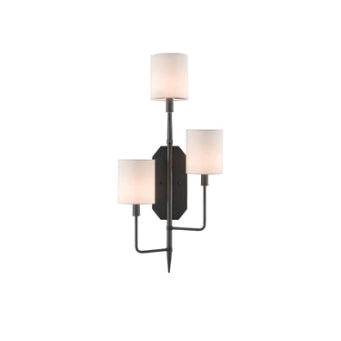 Currey & Company 5000-C5 Knowsley Wall Sconce in Oil Rubbed Bronze - Crescent Harbor