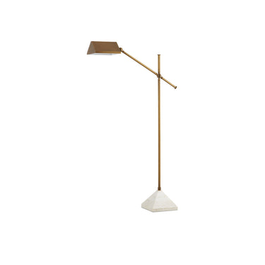 Currey & Company 51" Repertoire Adjustable Brass Floor Lamp 4