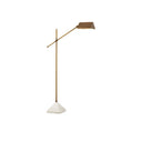 Currey & Company 51" Repertoire Adjustable Brass Floor Lamp 