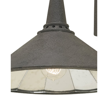 Currey & Company 5151 Manuscript Wall Sconce in Mole Black/Antique Mirror 2