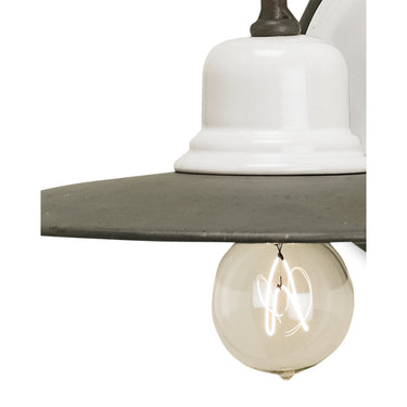 Currey & Company 5154 Eastleigh Wall Sconce in Hiroshi Gray/White 2