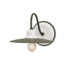Currey & Company 5154 Eastleigh Wall Sconce in Hiroshi Gray/White 1