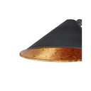 Currey & Company 5172 Serpa Double Wall Sconce in French Black/Gold Leaf 2