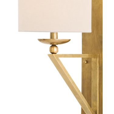 Currey & Company 5181 Anthology Wall Sconce in Vintage Brass 2