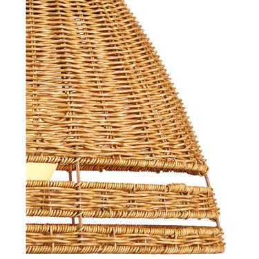 Currey & Company 52.75" Barbary Oval Outdoor 3-Light Chandelier 1