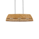 Currey & Company 52.75" Barbary Oval Outdoor 3-Light Chandelier 6