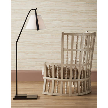 Currey & Company 54.5" Frey Black Floor Lamp 5