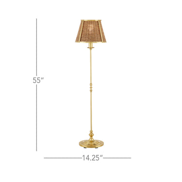 Currey & Company 55" Deauville Floor Lamp 6