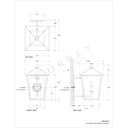 Currey & Company 5500-C1 Bening Outdoor Wall Sconce in Midnight 11