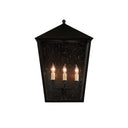 Currey & Company 5500-C1 Bening Outdoor Wall Sconce in Midnight 3