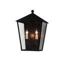 Currey & Company 5500-C1 Bening Outdoor Wall Sconce in Midnight 5