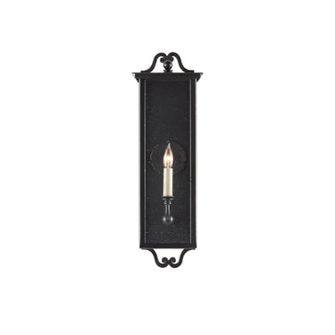 Currey & Company 5500-C2 Giatti Outdoor Wall Sconce in Midnight 11