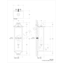 Currey & Company 5500-C2 Giatti Outdoor Wall Sconce in Midnight 12