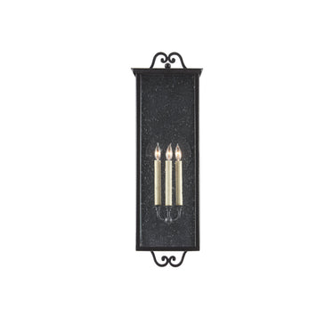Currey & Company 5500-C2 Giatti Outdoor Wall Sconce in Midnight 3