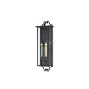 Currey & Company 5500-C2 Giatti Outdoor Wall Sconce in Midnight 5