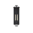 Currey & Company 5500-C2 Giatti Outdoor Wall Sconce in Midnight 7