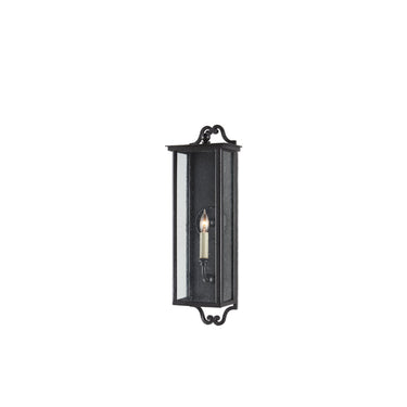 Currey & Company 5500-C2 Giatti Outdoor Wall Sconce in Midnight 9