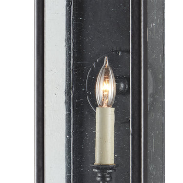 Currey & Company 5500-C2 Giatti Outdoor Wall Sconce in Midnight 10