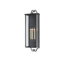 Currey & Company 5500-C2 Giatti Outdoor Wall Sconce in Midnight 1