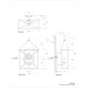 Currey & Company 5500-C3 Ripley Outdoor Wall Sconce in Midnight 4