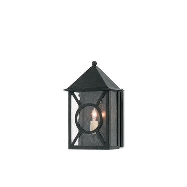 Currey & Company 5500-C3 Ripley Outdoor Wall Sconce in Midnight 8