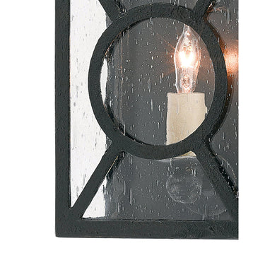 Currey & Company 5500-C3 Ripley Outdoor Wall Sconce in Midnight 9