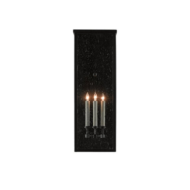 Currey & Company 5500-C4 Tanzy Outdoor Wall Sconce in Midnight 3