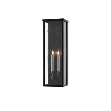 Currey & Company 5500-C4 Tanzy Outdoor Wall Sconce in Midnight 5