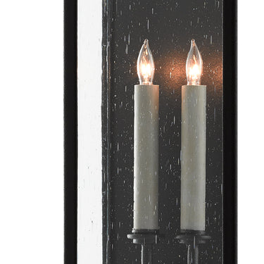 Currey & Company 5500-C4 Tanzy Outdoor Wall Sconce in Midnight 6