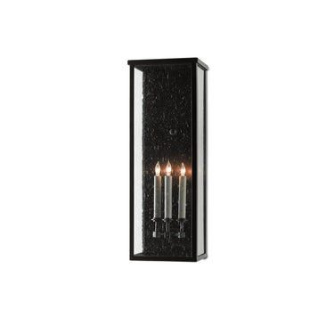 Currey & Company 5500-C4 Tanzy Outdoor Wall Sconce in Midnight 1