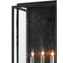 Currey & Company 5500 Wright Outdoor Wall Sconce in Midnight 2