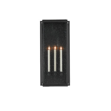 Currey & Company 5500 Wright Outdoor Wall Sconce in Midnight 3