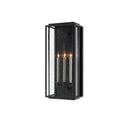 Currey & Company 5500 Wright Outdoor Wall Sconce in Midnight 1