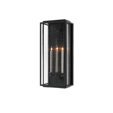 Currey & Company 5500 Wright Outdoor Wall Sconce in Midnight 1