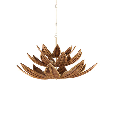Currey & Company 56.25" Cubana Three-Tier 12-Light Chandelier 4