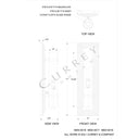 Currey & Company 5800-C3 Bruneau Wall Sconce 7