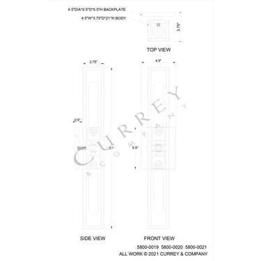 Currey & Company 5800-C6 Bergen Wall Sconce 4