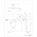 Currey & Company 5900-0048 Bolebrook 1 Light Wall Sconce in Gesso White/Contemporary Gold Leaf 6