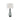 Currey & Company 6000-0027 Nightcap Table Lamp in Blue-Gray/Clear/Black - Crescent Harbor