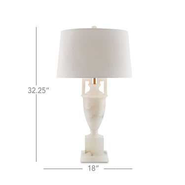 Currey & Company 6000-0035 Clifford Table Lamp in Natural/Coffee Bronze 4