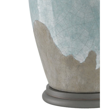 Currey & Company 6000-0057 Chatswood Table Lamp in Blue-Green/Gray/Hiroshi Gray 2