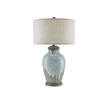 Currey & Company 6000-0057 Chatswood Table Lamp in Blue-Green/Gray/Hiroshi Gray 3