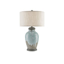 Currey & Company 6000-0057 Chatswood Table Lamp in Blue-Green/Gray/Hiroshi Gray 1
