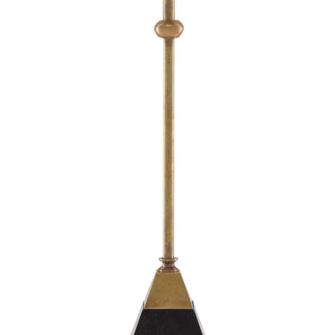 Currey & Company 6000-0078 Recluse Table Lamp in Vintage Brass/Black 2